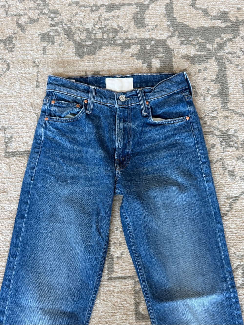 Mother The Smarty Pants Skimp Jeans in Flashback Size 26 - Picture 2 of 6